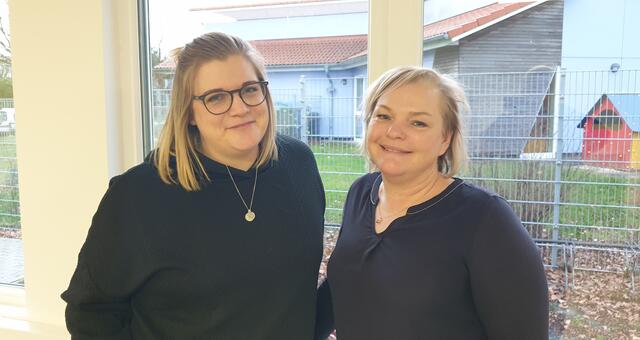 Die Kita-Leiterinnen: Julia Siebert und Nadine Zigahn | Foto: ig