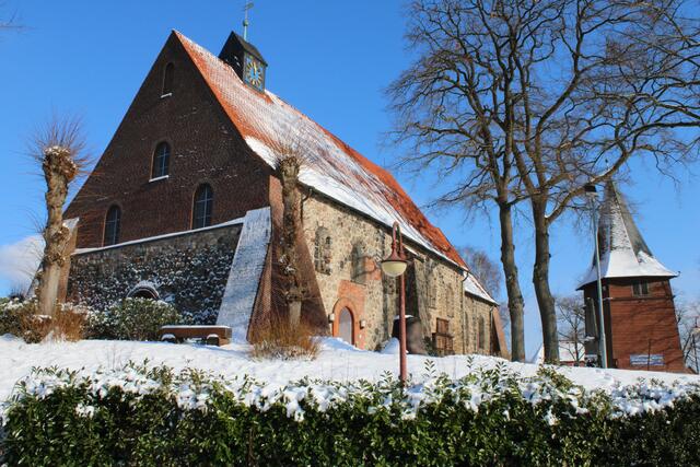 Die St.-Mauritus-Kirche in Hittfeld