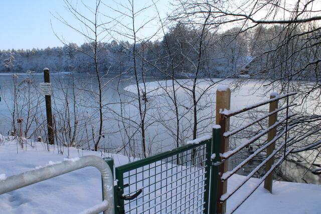 Blick auf den Seppenser Mühlenteich