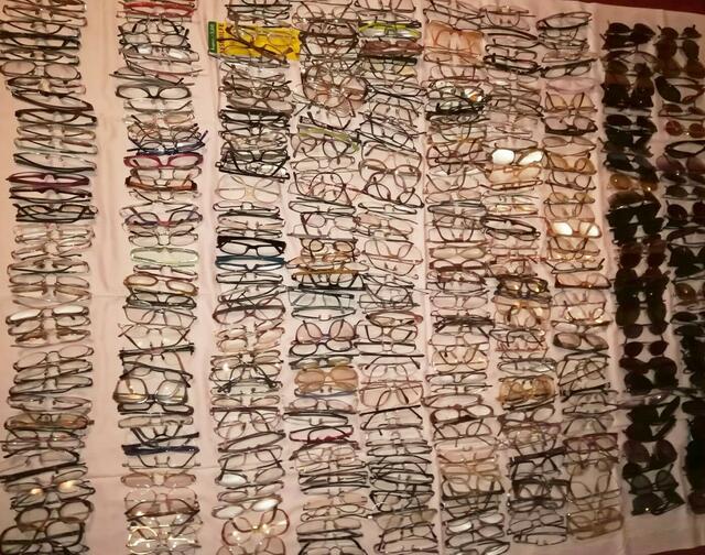 Die Brillensammlung war ein voller Erfolg
