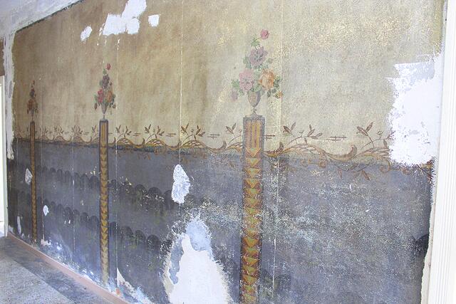 Alte Wandmalerei im Erdgeschoss-Flur | Foto: sb