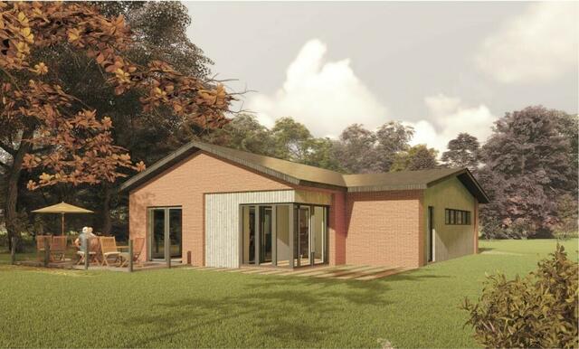 So könnte der Neubau aussehen    | Foto: Grafik: Wehmeyer und Peter