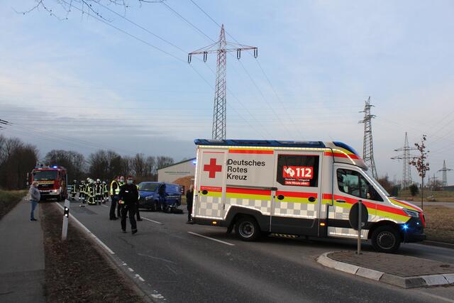 Die Eckeler Straße musste gesperrt werden
