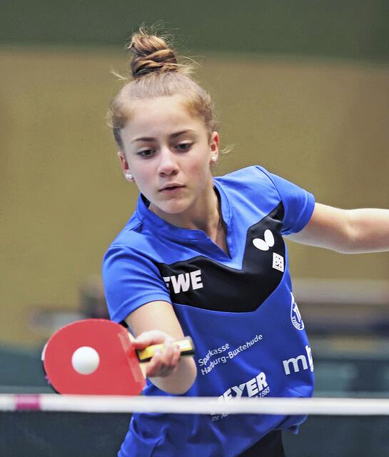 Tostedts Tischtennis-Talent Mia Griesel darf erst im September wieder an die Platte