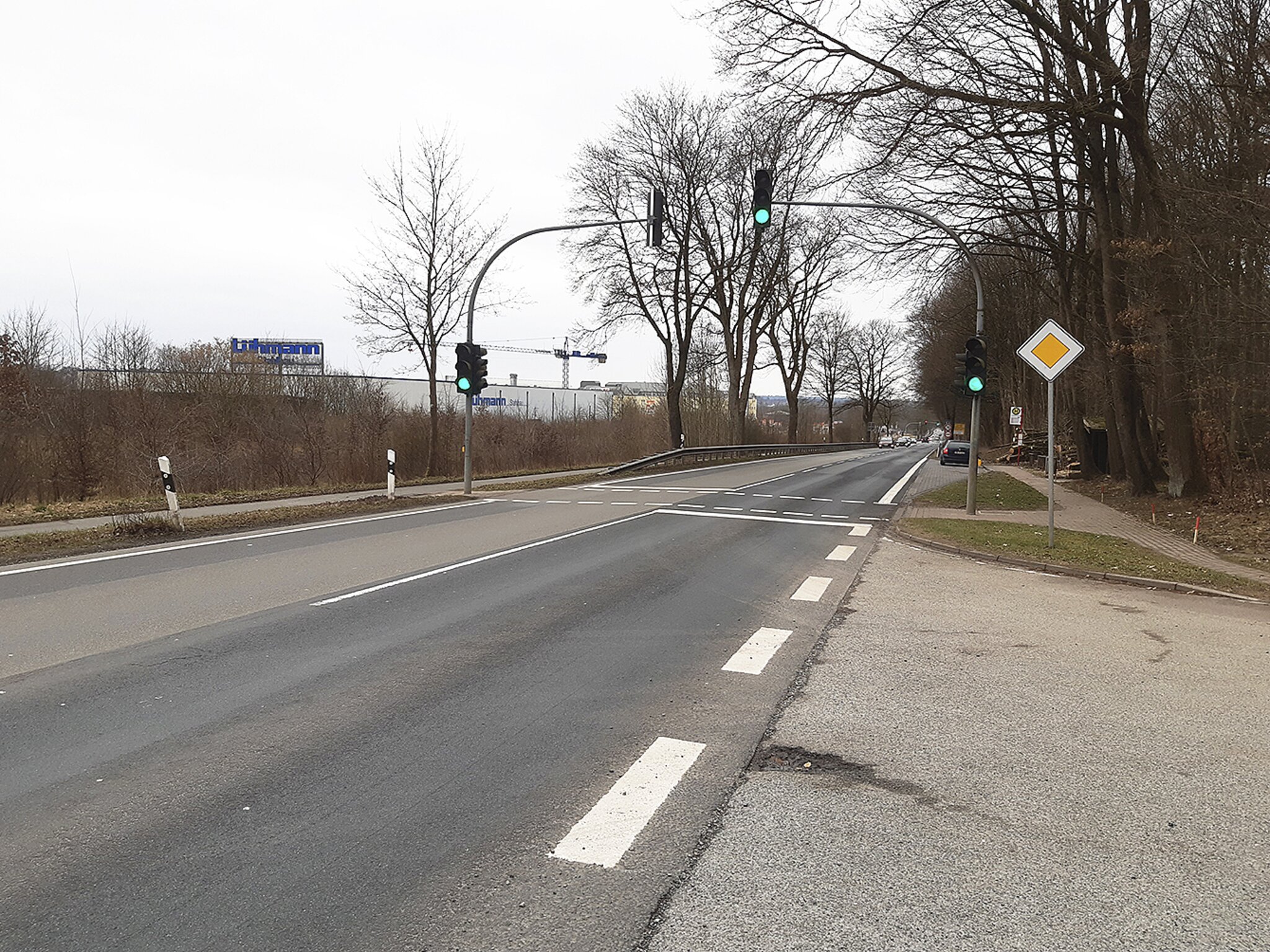 Ab September wird gebaut: B75 in Buchholz: Fahrbahnerneuerung in drei