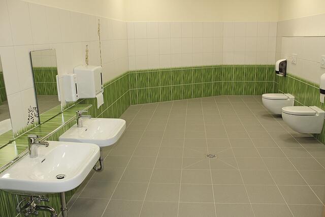 Die Badezimmer sind kindgerecht ausgestattet