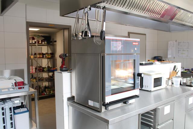 Hier wird stets frisch gekocht: Moderne Küchenräume stehen im Hospiz zur Verfügung