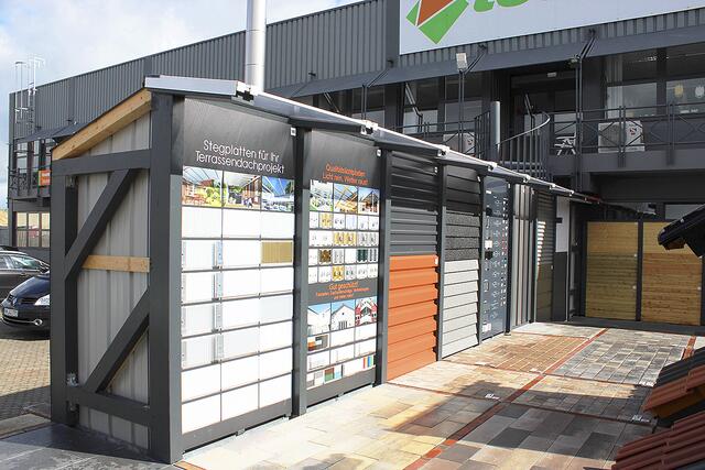 Gezeigt werden verschiedene Möglichkeiten der Fassadengestaltung | Foto: sb