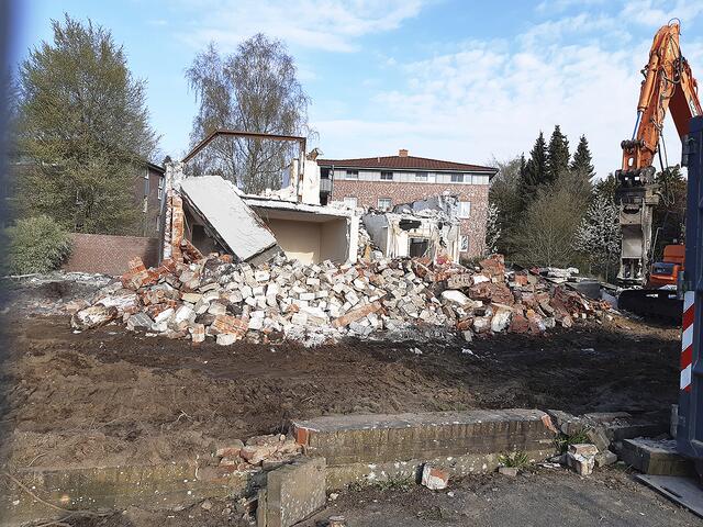 ... wurde jetzt abgerissen. 