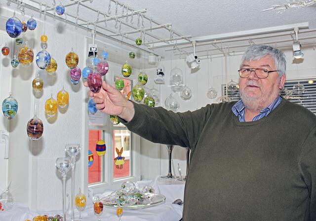 Ein Ei wie dieses war das letzte Stück, das Christian Bernschein angefertigt hat - für seine Frau