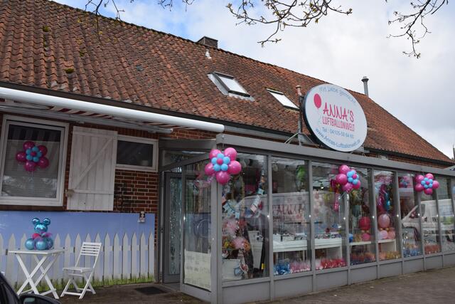 Das Fachgeschäft "Anna's Luftballonwelt" am Alten Postweg 98D in Maschen