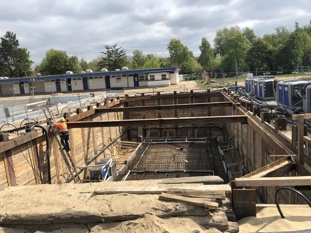 Die Baustelle | Foto: Stadtwerke Buxtehude