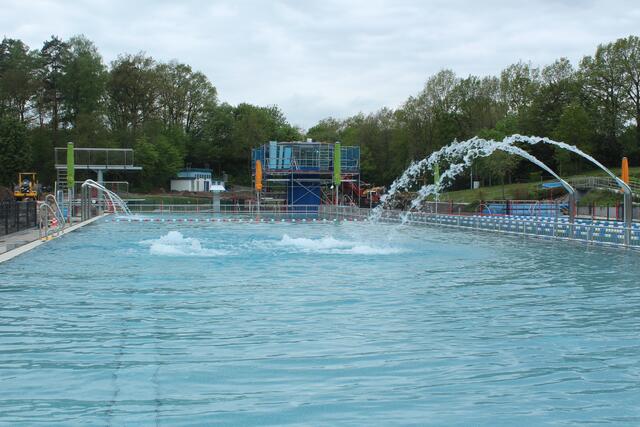 Die Attraktionen im Nichtschwimmerbecken