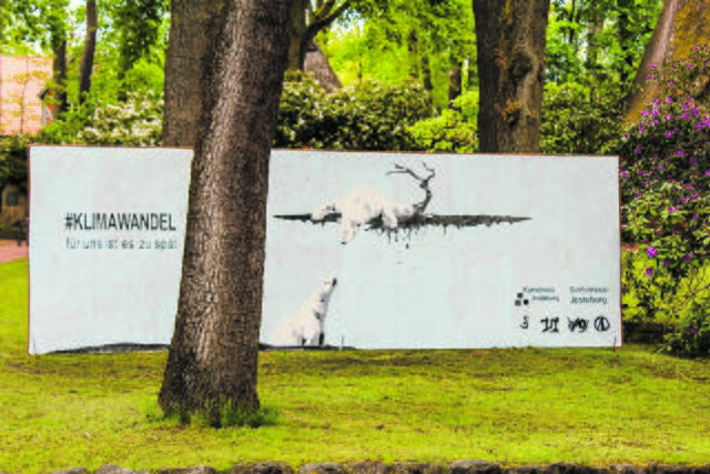 Am Wochenende war das Streetartprojekt an der Jesteburger Hauptstraße zu sehen