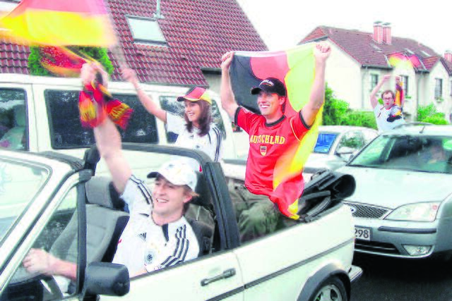 Bei Siegen des deutschen Teams wird es mit Sicherheit wieder Autokorsos geben