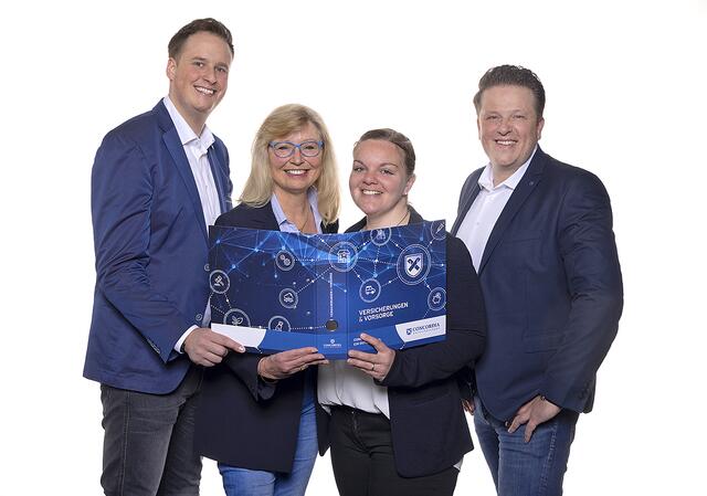 Das Team der Concordia Versicherung Wegner & Wegner