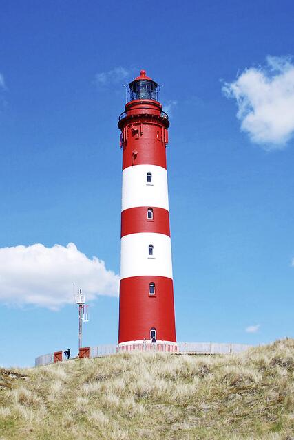 Neben dem Strand und dem Wasser ist der Leuchtturm zwischen Wittdün und Nebel ein beliebtes Fotomotiv