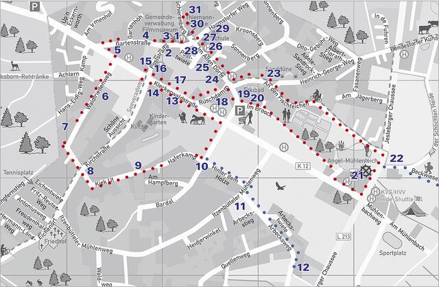 Etwa 90 Minuten dauert der Rundgang durchs Dorf | Foto: Borgstädt