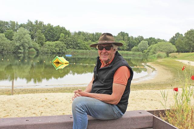 Badeseepächter Klaus Kläre liebt die Atmosphäre am Badesee | Foto: sb