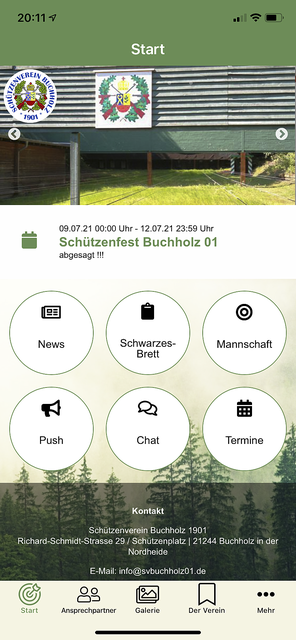 Beliebtes Kommunikationsmittel: die Vereinsapp des SV Buchholz 01 | Foto: Oswald