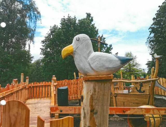 Geklaut: die hölzerne Möwe | Foto: Polizei