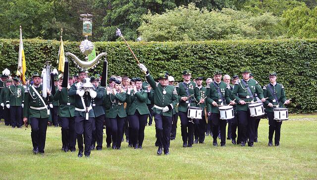 Der Spielmannszug beim Tostedter Schützenfest 2019 | Foto: bim