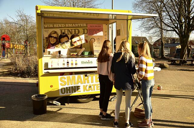Die alkoholfreie Cocktailbar "Smarter ohne Kater" wird von der Porta-Coeli-Schule betrieben