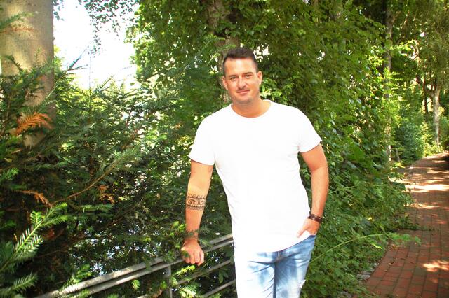Sebastian Huget beim WOCHENBLATT-Date am Buxtehuder Stadtpark