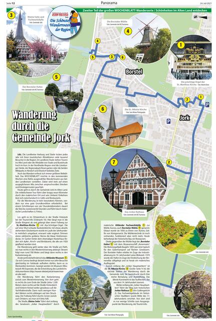 Auf Erkundungstour durch die Gemeinde Jork | Foto: WOCHENBLATT/MSR