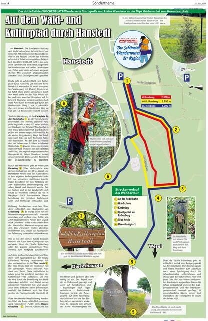 Eine einfache kurze Route für kleine und große Wanderer - mit Zwischenhalt beim Hexentanzplatz | Foto: WOCHENBLATT/MSR