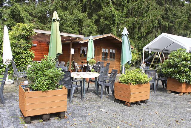 Die Terrasse des Hofcafés | Foto: sb