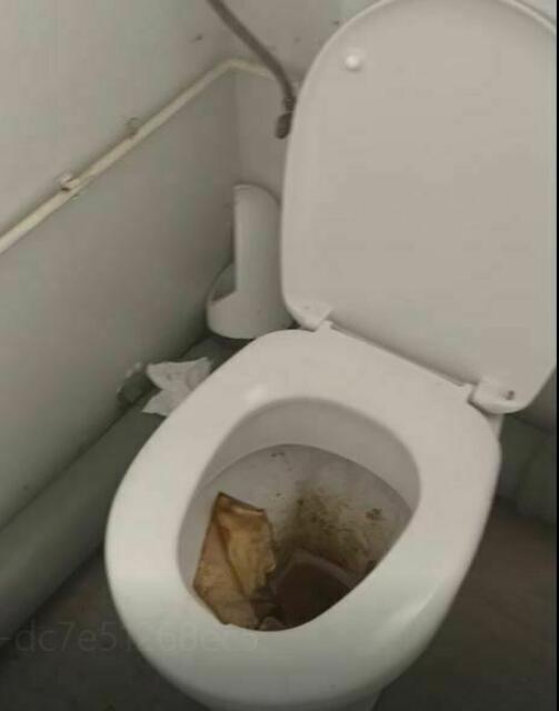 Auf diese Toilette möchte man nicht gerne gehen