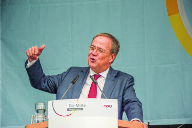 Unions-Kanzlerkandidat Armin Laschet spricht in Hittfeld  | Foto: ts