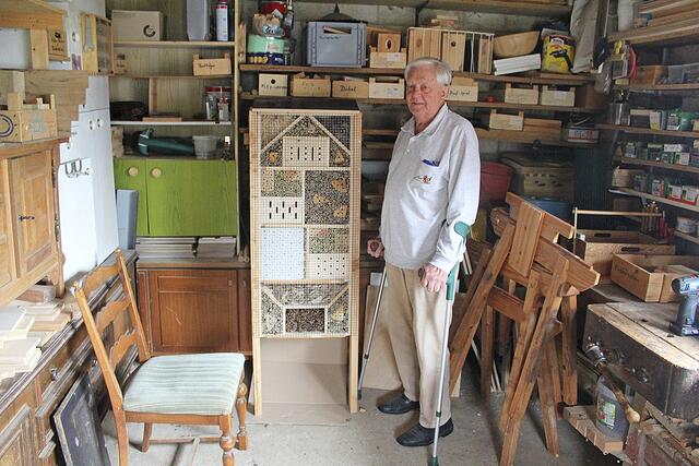 In seiner Werkstatt verbringt Eckelmann viel Zeit  | Foto: lm 