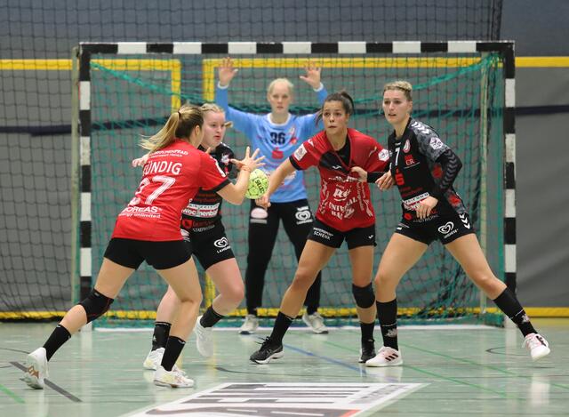 Die Luchse-Abwehr auf dem Posten | Foto: cc