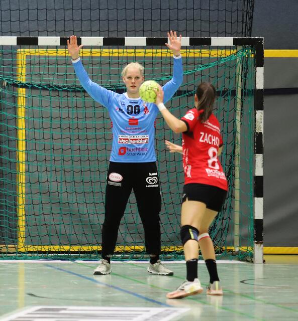 Luchse-Torhüterin Katharina Kaube hielt ihre Mannschaft mit tollen Paraden im Spiel | Foto: cc