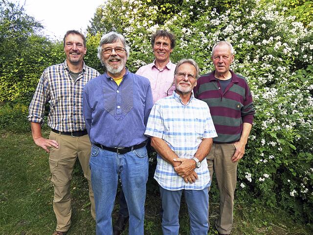 Der aktuelle Vorstand des AKN (v. li.): Henry Holst, Vilmut Brock, Claus Bohling, Uwe Quante und Jürgen Meyer | Foto: AKN