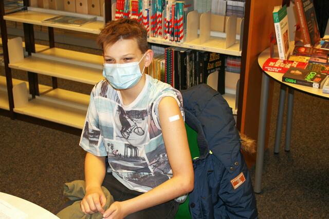 Paul Jason Meyer (12) freut sich, endlich geimpft zu sein | Foto: VLG