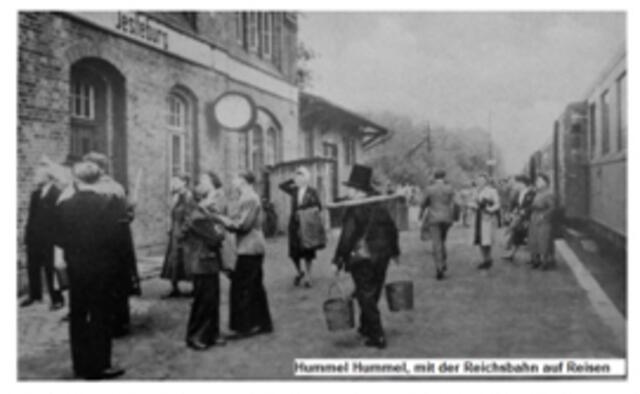 Am Jesteburger Bahnhof herrschte reges Treiben. Der Ort war ein beliebter Anlaufpunkt für Heidewanderer | Foto: Jesteburger Arbeitskreis für Heimatpflege