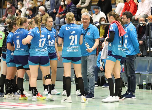 Teamansprache vom BSV-Trainer Dirk Leun | Foto: cc