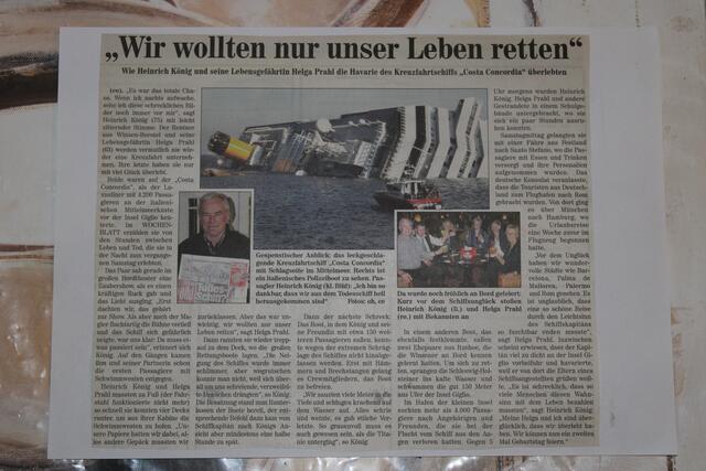 So berichtete das WOCHENBLATT vor zehn Jahren über das Schiffsunglück | Foto: ce
