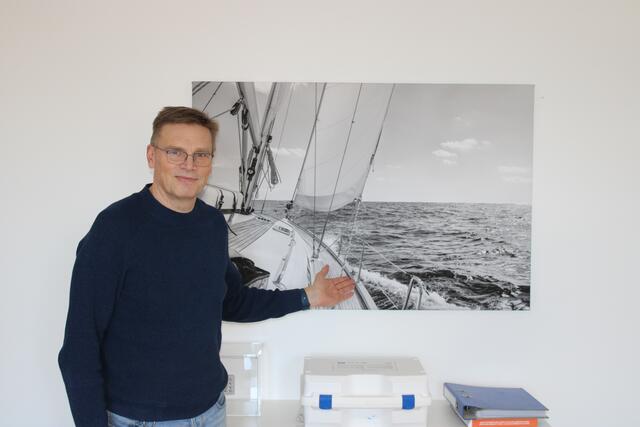 Der passionierte Skipper Klaus Bodendieck freut sich auch auf Segeltörns im Ruhestand
