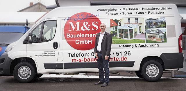 Michel Feldtmann hat das Unternehmen vor sieben Jahren übernommen | Foto: M&S Bauelemente
