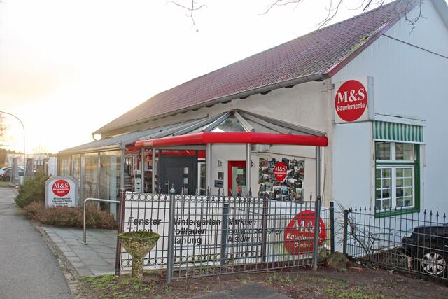 Die Firma M&S Bauelemente an der Landstraße 14 | Foto: wd