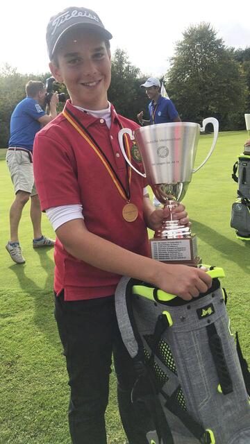 Emil Albers, Sieger der Deutschen Meisterschaften | Foto: Golf Club Buchholz-Nordheide