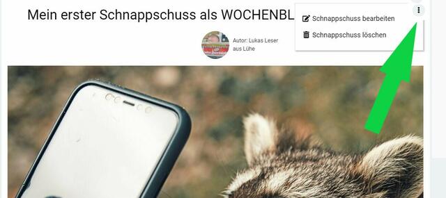 Sie können Ihren Entwurf jederzeit bearbeiten | Foto: tw