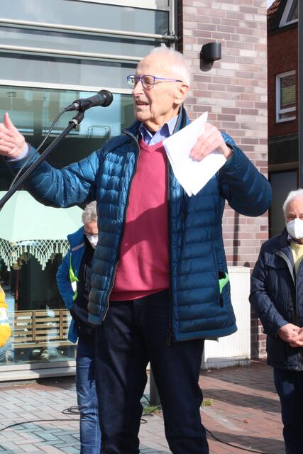 Berichtete von seinen Erfahrungen aus dem Zweiten Weltkrieg: FDP-Kreistagsmitglied Arno Reglitzky (86)