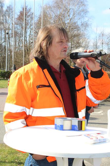 Organisierte die Kundgebung in Hittfeld: Andreas Rakowski