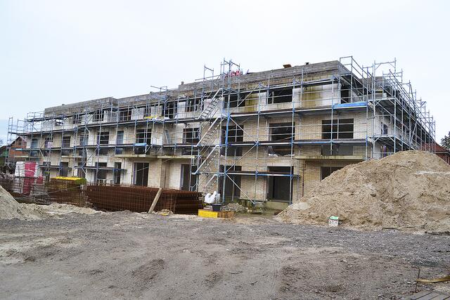 Der Rohbau im Dezember 2021. Getan hat sich auf der Baustelle aber mehrere Jahre lang fast nichts | Foto: bim