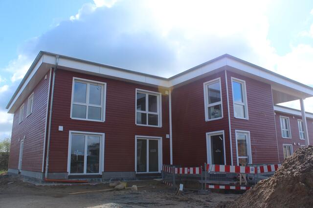 Eines der Häuser für die Wohngruppen 